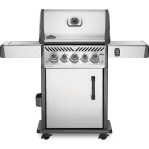 Stock Image - Napoleon - Rogue® SE 425 Propane Gas Grill with Infrared Rear and Side Burners, Stainless Steel Napoleon Grill Gas Cart & Infrared Freestanding Grill - Builders Materials