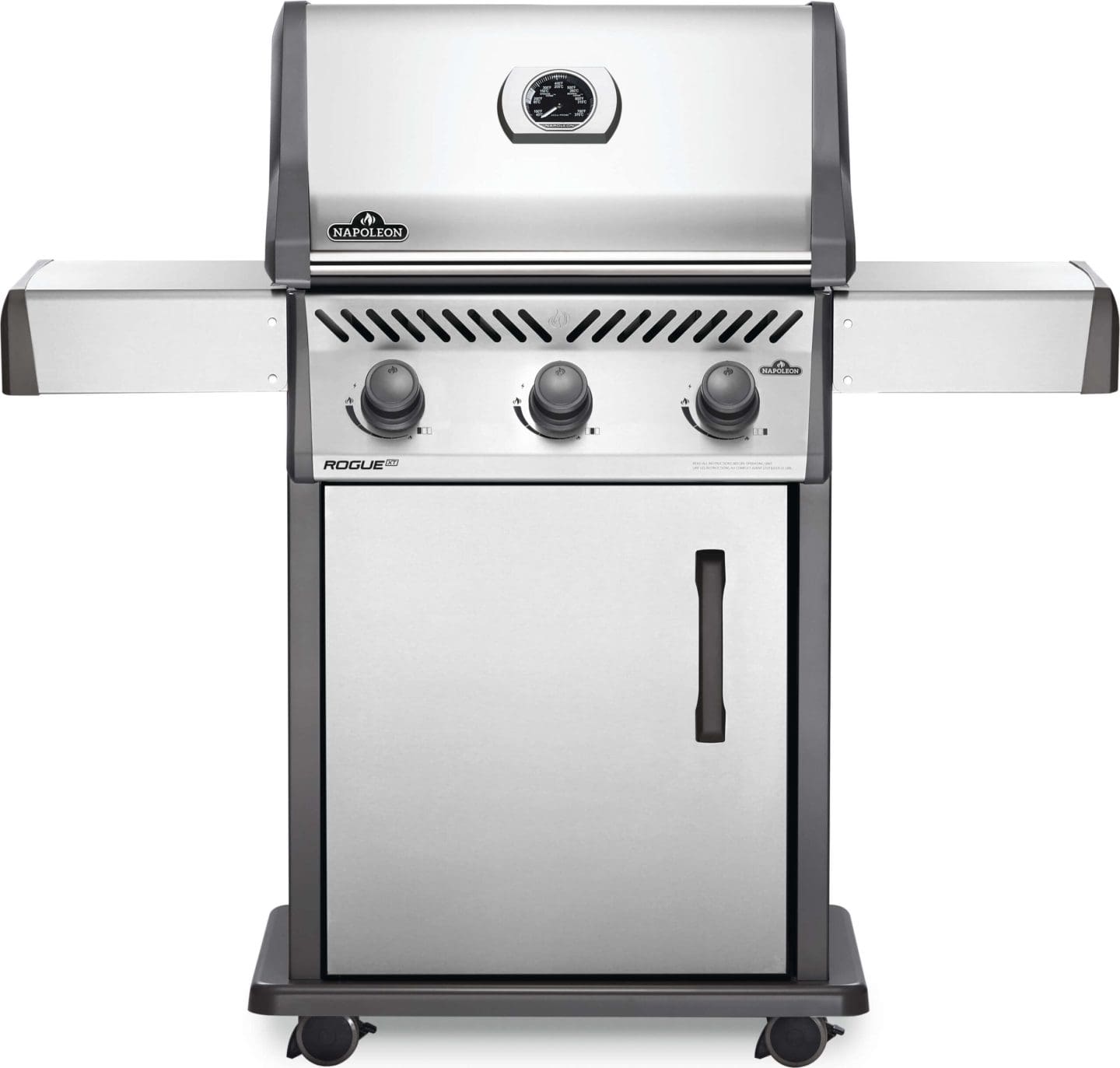 Stock Image - Napoleon - Rogue® XT 425 Propane Gas Grill, Stainless Steel Napoleon Grill Gas Cart Freestanding Grill - Builders Materials