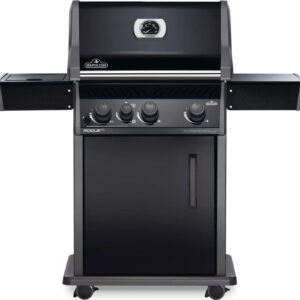 Stock Image - Napoleon - Rogue® XT 425 Natural Gas Grill with Infrared Side Burner, Black Napoleon Grill Gas Cart & Infrared Freestanding Grill - Builders Materials