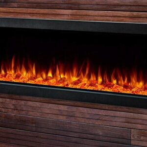 Stock Image - SimpliFire Forum Outdoor Electric Fireplace SimpliFire Electric Fireplace & Outdoor Fire - Builders Materials