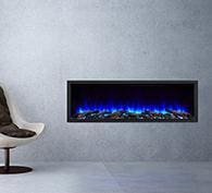 Stock Image - SimpliFire Scion Electric Fireplace SimpliFire Electric Fireplace - Builders Materials