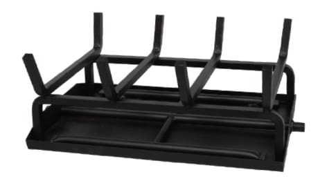 Stock Image - American Hearth - Sand Pan Burners and Matching Log Sets American Hearth - Builders Materials