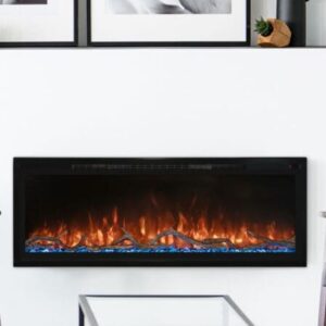 Stock Image - Modern Flames Spectrum Slimline Electric Fireplaces - Builders Materials