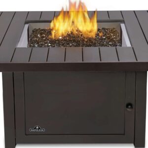 Stock Image - Napoleon - St. Tropez Square Patioflame® Table Napoleon Hearth Gas Fire Table - Builders Materials
