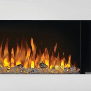 Stock Image - Napoleon - Stylus™ Cara Elite Electric Fireplace Napoleon Hearth Electric Wall Mount Fireplace - Builders Materials