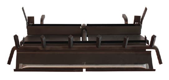 Stock Image - American Hearth - Sand Pan Burners and Matching Log Sets American Hearth - Builders Materials