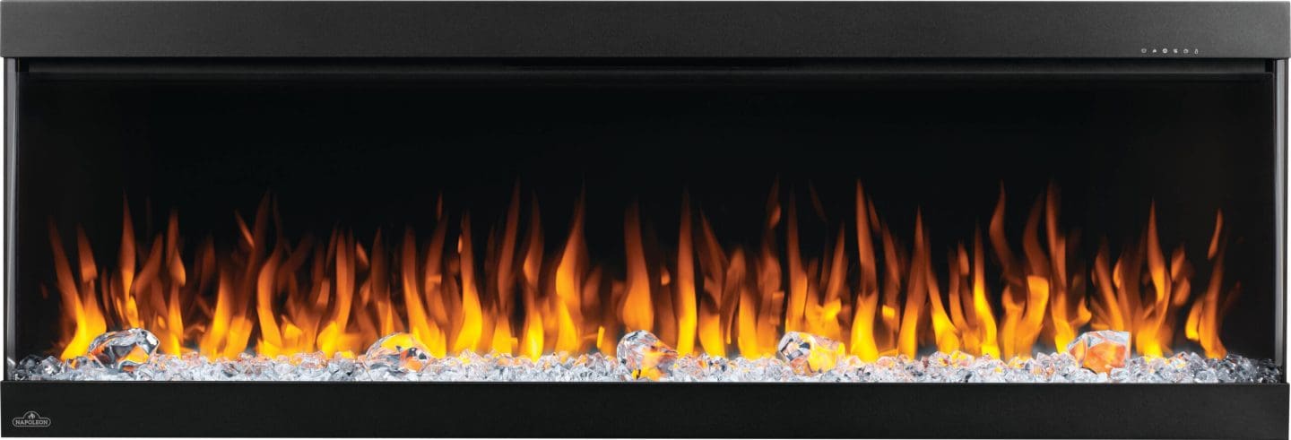 Stock Image - Napoleon - Trivista™ Pictura 50 Three-Sided Wallmount Electric Fireplace Napoleon Hearth Electric Wall Mount Fireplace - Builders Materials