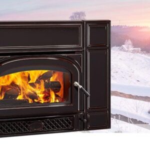 Stock Image - Vermont Castings Gifford Wood Burning Insert Vermont Castings Wood Insert - Builders Materials