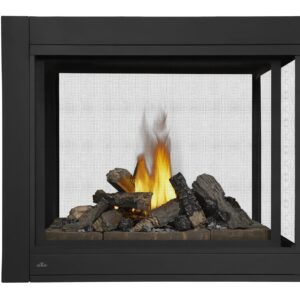 Stock Image - Napoleon - Ascent™ Multi-View 3-Sided Direct Vent Fireplace, Natural Gas, Electronic Ignition Napoleon Hearth Gas Multi-Sided Fireplace - Builders Materials