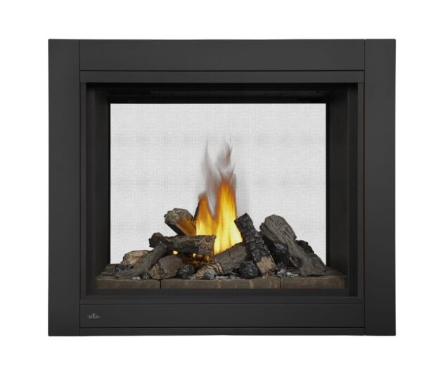 Stock Image - Napoleon - Ascent™ Multi-View See Through Direct Vent Fireplace, Natural Gas, Electronic Ignition Napoleon Hearth Gas See-Thru Fireplace - Builders Materials