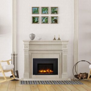 Stock Image - Ambiance 30 Ambiance Electric Contemporary Insert - Builders Materials