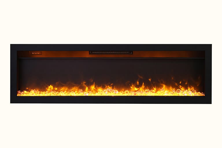 Stock Image - Ambiance IW 74 Ambiance Electric Linear Fireplace - Builders Materials