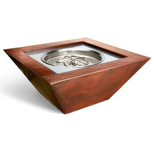 Stock Image - HPC Fire Inspired - Copper Bowl Series Smooth Sierra Model Bowl - Builders Materials