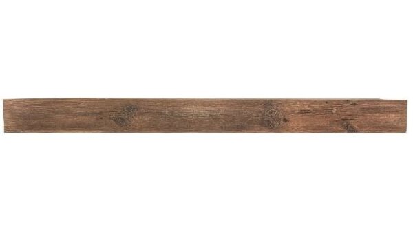 Stock Image - MagraHearth Natural Wood Mantel - Brown Accessories - Builders Materials