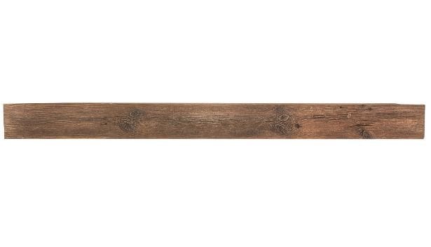 Stock Image - MagraHearth Natural Wood Mantel - Brown Accessories - Builders Materials