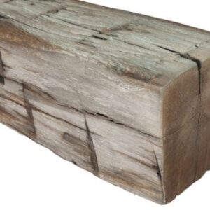 Stock Image - MagraHearth Mortise Barn Beam Mantel - Silver Accessories - Builders Materials