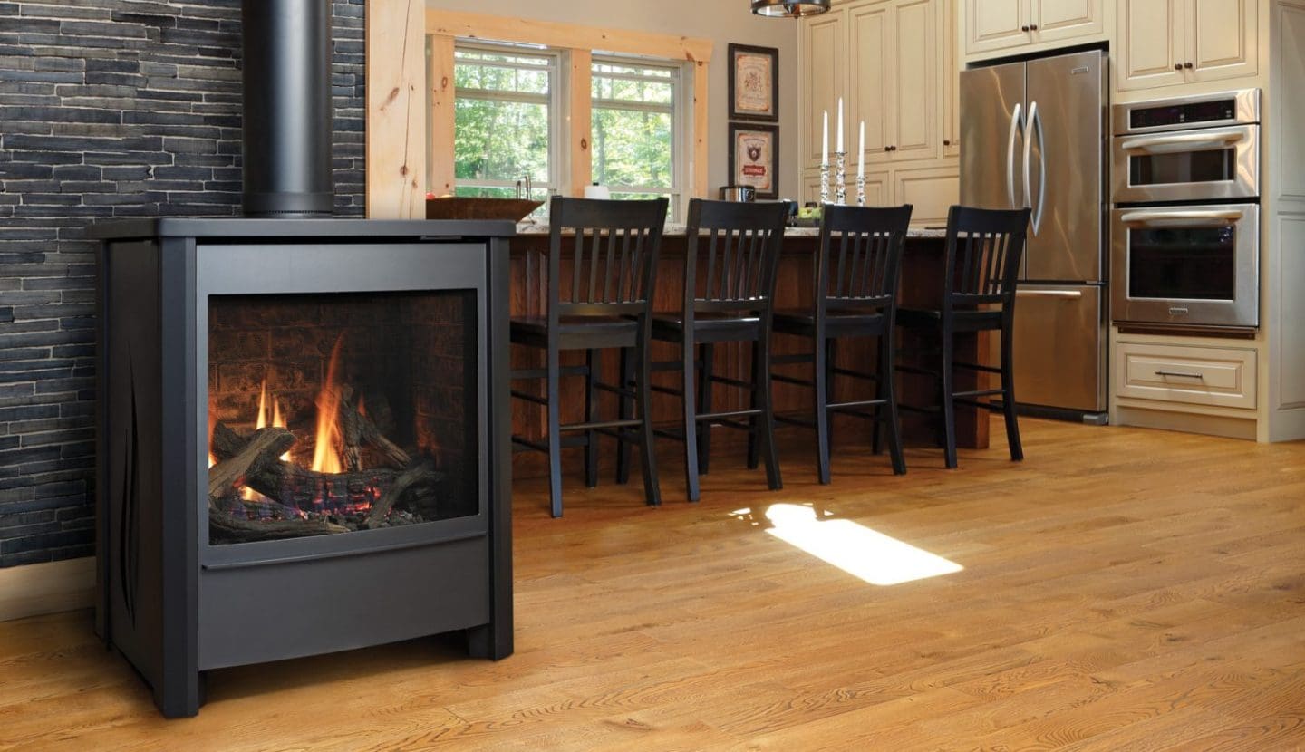 Stock Image - Kingsman - FDV451 -  Free Standing Direct Vent Stove Base Model - Builders Materials