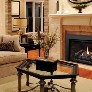 Stock Image - Kingsman - IDV26 - Direct Vent Fireplace Insert Base Model - Builders Materials