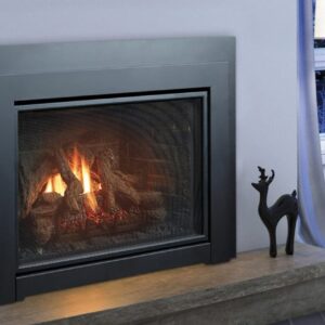 Stock Image - Kingsman - IDV34 - Direct Vent Fireplace Insert Base Model - Builders Materials