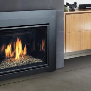 Stock Image - Kingsman - IDV44 - Direct Vent Fireplace Insert Base Model - Builders Materials