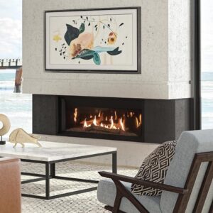 Stock Image - Ambiance - Illusion 47 Ambiance Gas Linear Fireplace - Builders Materials
