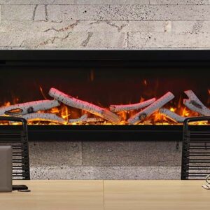 Stock Image - Ambiance - Impressionist 50 Ambiance Electric Linear Fireplace - Builders Materials