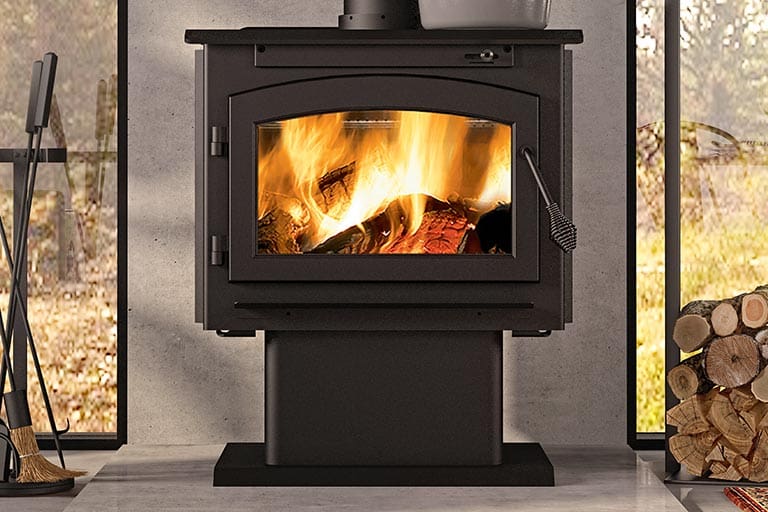 Stock Image - Ambiance - Outlander 15 Ambiance Wood Freestanding & Pedestal & Traditional Stove - Builders Materials