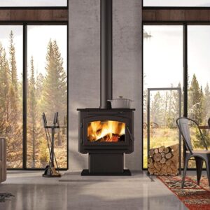 Stock Image - Ambiance - Outlander 15 Ambiance Wood Freestanding & Pedestal & Traditional Stove - Builders Materials