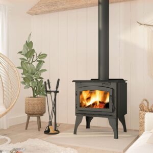 Stock Image - Ambiance - Outlander 19 Ambiance Wood Freestanding & Legs & Traditional Stove - Builders Materials