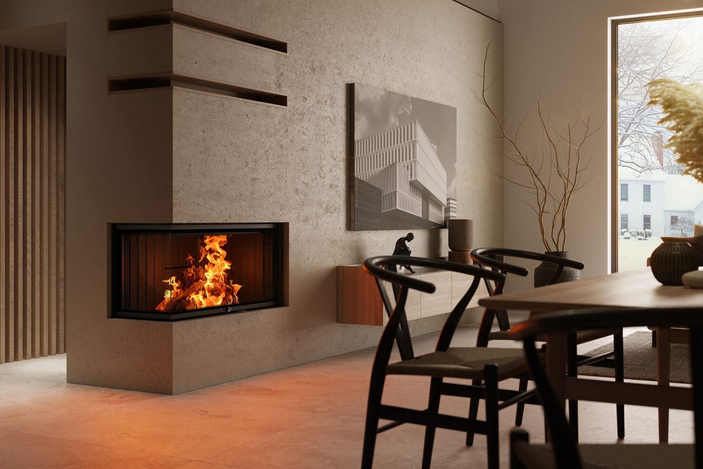 Stock Image - Ambiance - LUXUS 32 Corner Left Ambiance - Builders Materials
