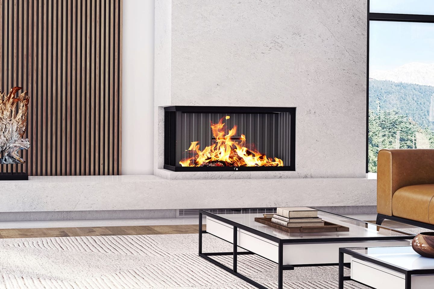 Stock Image - Ambiance - LUXUS 40 Corner Left Ambiance - Builders Materials