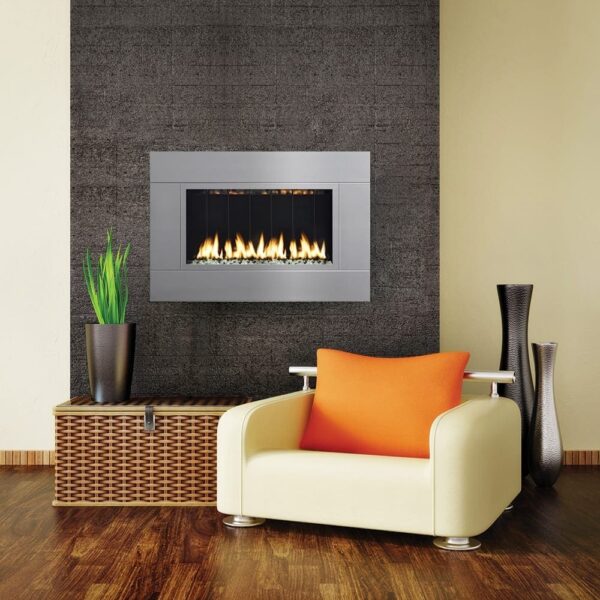 Stock Image - Solas Twenty6 VF Solas Gas Wall Mount Fireplace - Builders Materials