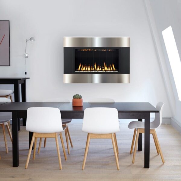 Stock Image - Solas Twenty6 VF Solas Gas Wall Mount Fireplace - Builders Materials