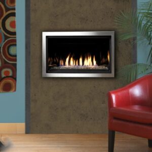 Stock Image - Kingsman - ZCVRB3622 - Zero Clearance Clean View - Linear Fireplace Base Model - Builders Materials