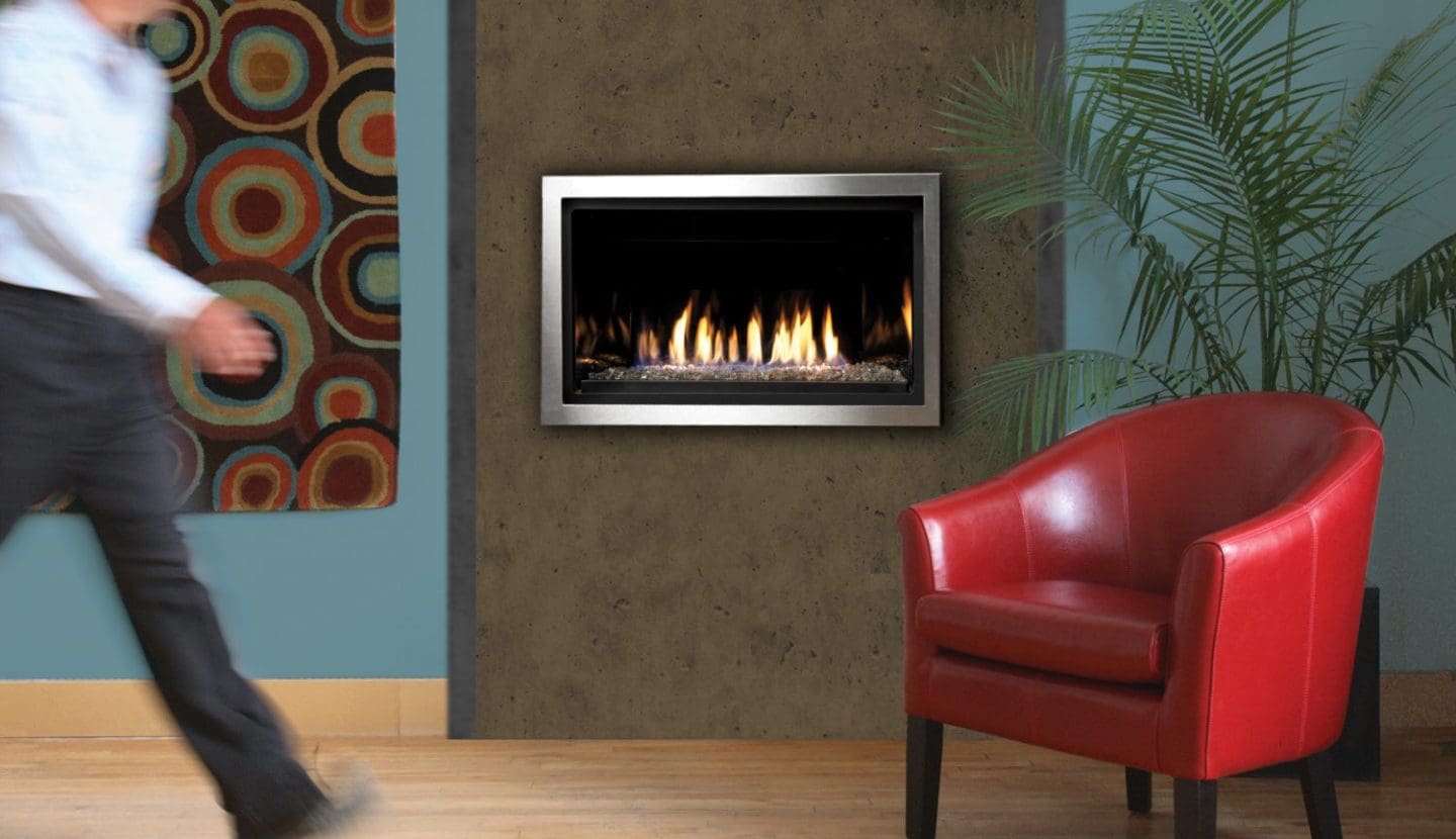 Stock Image - Kingsman - ZCVRB3622 - Zero Clearance Clean View - Linear Fireplace Base Model - Builders Materials