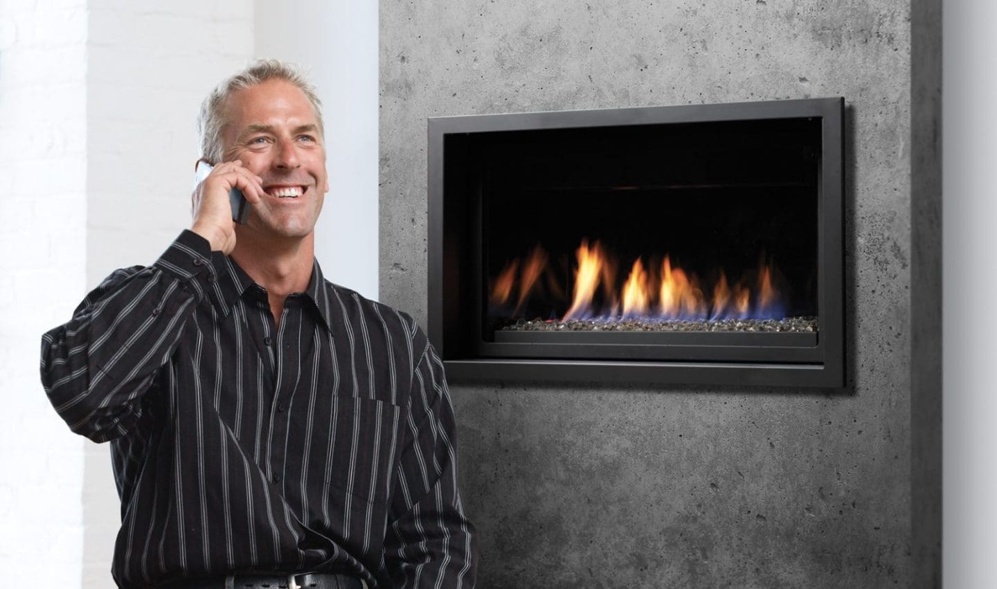 Stock Image - Kingsman - ZCVRB3622 - Zero Clearance Clean View - Linear Fireplace Base Model - Builders Materials