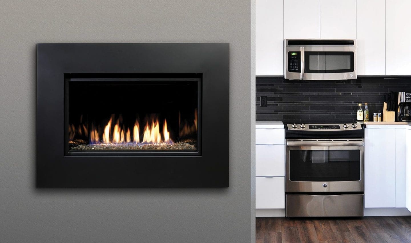 Stock Image - Kingsman - ZCVRB3622 - Zero Clearance Clean View - Linear Fireplace Base Model - Builders Materials