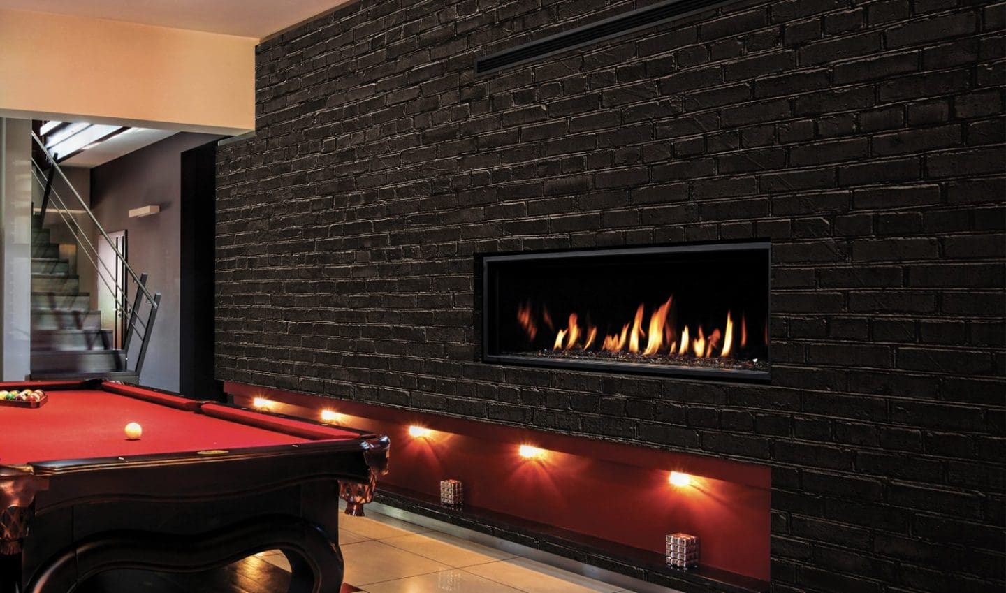 Stock Image - Kingsman - ZCVRB47 - Zero Clearance Clean View - Linear Fireplace Base Model - Builders Materials
