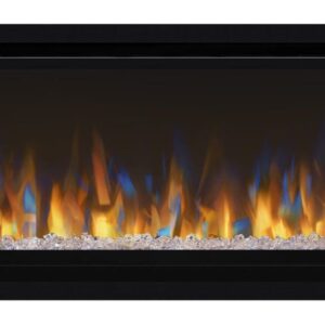 Stock Image - Napoleon - Alluravision™ 42 Deep Depth Electric Fireplace Napoleon Hearth Electric Wall Mount Fireplace - Builders Materials