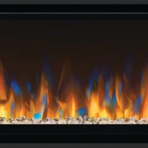 Stock Image - Napoleon - Alluravision™ 50 Slimline Electric Fireplace Napoleon Hearth Electric Wall Mount Fireplace - Builders Materials