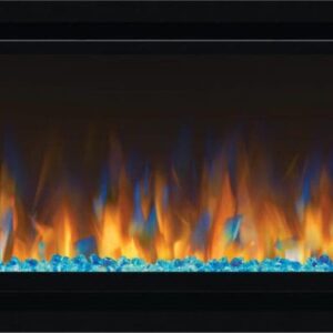 Stock Image - Napoleon - Alluravision™ 60 Slimline Electric Fireplace Napoleon Hearth Electric Wall Mount Fireplace - Builders Materials