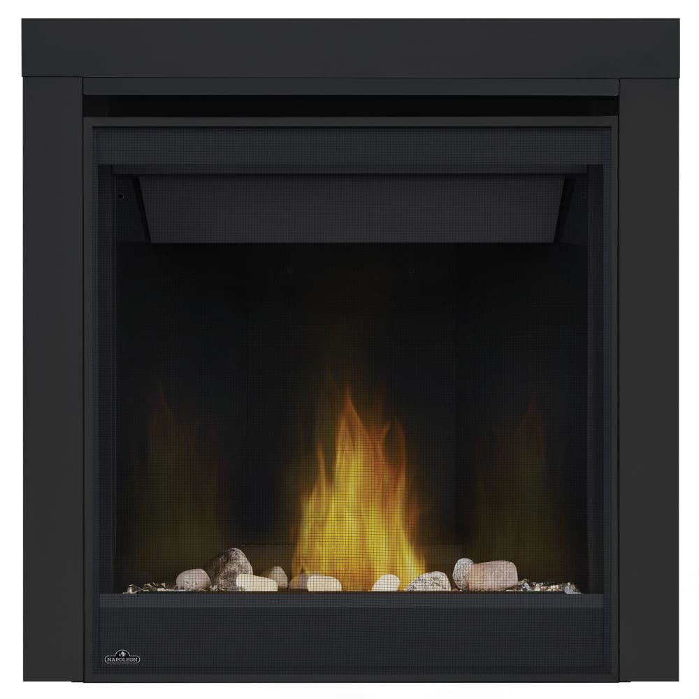 Stock Image - Napoleon - Ascent™ 30 Direct Vent Fireplace, Natural Gas, Electronic Ignition Napoleon Hearth Gas Fireplace - Builders Materials