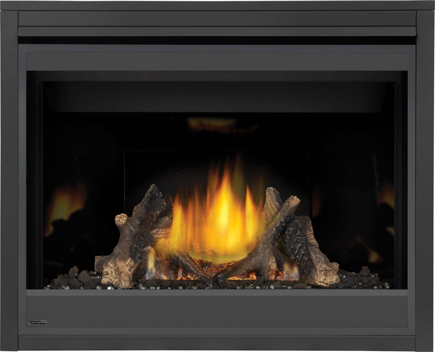 Stock Image - Napoleon - CBX42 Direct Vent Fireplace, Natural Gas, Electronic Ignition Napoleon Hearth Gas Fireplace - Builders Materials