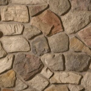 Stock Image - Cultured Stone - Stone - Dressed Fieldstone Chardonnay  - Builders Materials