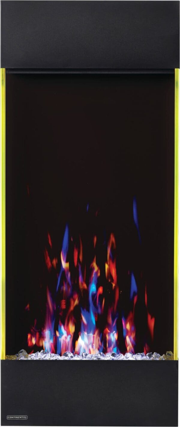 Stock Image - Napoleon - CEFVC38 Vertical Electric Fireplace Napoleon Hearth Electric Wall Mount Fireplace - Builders Materials