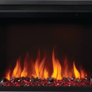 Stock Image - Napoleon - CEFB26 Built-in Electric Fireplace Insert Napoleon Hearth Electric Insert - Builders Materials