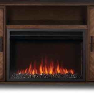 Stock Image - Napoleon - The Hayworth Electric Fireplace Media Console Napoleon Hearth Electric Console - Builders Materials
