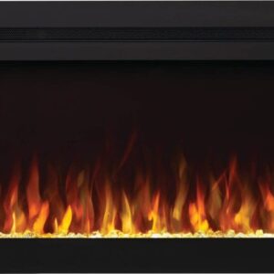 Stock Image - Napoleon - Purview™ 60 Electric Fireplace Napoleon Hearth Electric Wall Mount Fireplace - Builders Materials