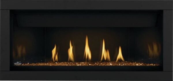 Stock Image - Napoleon - Ascent™ Linear Premium 46 Direct Vent Fireplace, Natural Gas, Electronic Ignition Napoleon Hearth Gas Linear Fireplace - Builders Materials