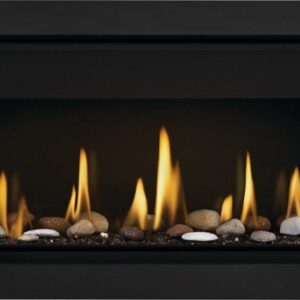 Stock Image - Napoleon - CBLP56 Linear Premium Direct Vent Fireplace, Natural Gas, Electronic Ignition Napoleon Hearth Gas Linear Fireplace - Builders Materials